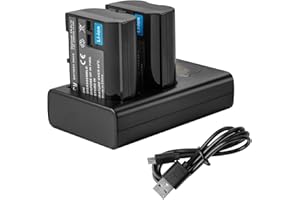 JOIRY 2X EN-EL15 EN-EL15A Batteria di Ricambio Compatibile con Nikon d750 d7200 d7100 d800 d850 d810 d610 d500 Batteria e More