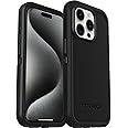 OtterBox Defender XT Case for iPhone 15 Pro with MagSafe, Shockproof, Drop proof, Ultra-Rugged, Protective Case, 5x Tested to Military Standard, Black, No Retail Packaging