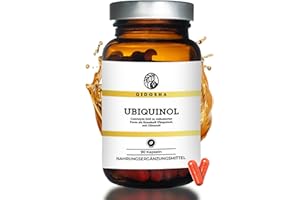 ‎QIDOSHA QIDOSHA® Kaneka Ubiquinol Kapseln hochdosiert, 100mg Ubiquinol je Kapsel, 90 Stk vegane Ubichinol Softgel-Kapseln, Coenzym Q10 flüssig, eingebettet in Olivenöl für optimale Bioverfügbarkeit