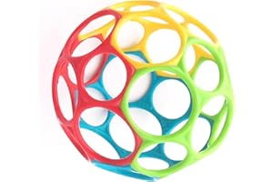 Ceeyoll Greifball für Babys Bright Starts Silikon O Ball Oball Classic Baby Trainingsball Geeignet für Männer und Frauen, Neugeborene, Kinder Bälle für Kinder