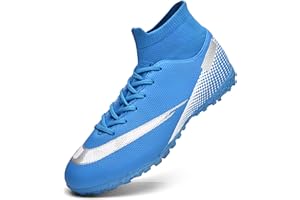 ASOCO DREAM Chaussures de Football Homme Crampons de Foot Professionnel Athlétisme Entrainement Adolescents Chaussures de Sport en Plein Air