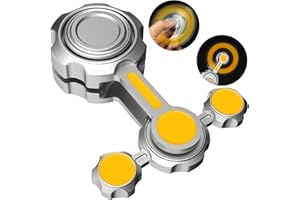 LNCOJOLM Gear Fidget Spinner Spielzeug für Kinder Erwachsene Stress Entlasten, Metall Alien Fidget Spielzeug Hand Spinner kleines Gadget Geburtstagsgeschenk, Schreibtisch Spielzeug