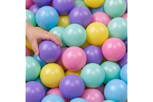 LittleTom Från noll: Färgglada bollar för bollbad baby lekbollar 5,5 cm – inomhus utomhus leksak för lektält lektunnel bollar bad barn plastbollar liten – babyleksak bollbad för spädbarn