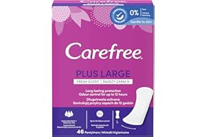 Carefree - Carefree Pantyliners Plus Large - 46 Pieces