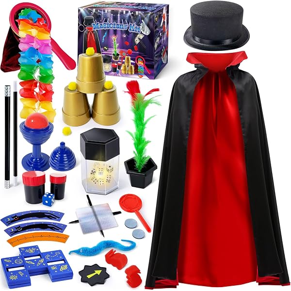 Set costume da eroe per bambini, mantello rosso, maschera per gli occhi rossi e naso rosso, perfetto per eventi di beneficenza, feste scolastiche e altri eventi in maschera