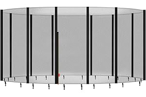 Baunsal® Trampolin Sicherheitsnetz Ø 183 185 244 250 275 277 300 305 335 337 366 370 396 400 427 430 457 460 487 490 (JS+EXD) Ersatzteile Netz Schutznetz Ersatznetz Gartentrampolin Outdoor