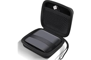 Aenllosi Hartschalen-Reiseschutztasche für TP-Link TL-WR3002X AX3000/TL-WR1502X AX1500 Tragbarer Router WiFi 6, Schwarz, nur Tasche