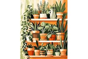 CICISTORY Dipingere Con i Numeri Bambini e Adulti, Painting by Numbers Kit, Colorare Con i Numeri Con Pennelli e Colori Acrilici,Senza Cornice 40X50 cm