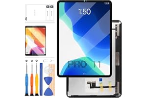 LADYSON Schermo di Ricambio per iPad PRO 11 (2018/2020) A1980 A1934 A2013 A2068 A2230 Display LCD Touch Screen Digitizer Assembly Kit Parti di Riparazione, Strumenti Gratuiti e Pellicola Protettiva Inclusa