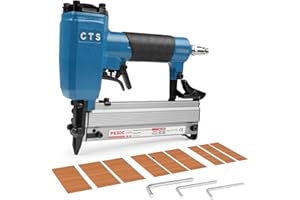 CHINA-TOP SILVER CTS P630C - Clavadora de pines de calibre 23 con 3000 clavos, pistola neumática sin cabeza con gatillo de seguridad, se adapta a clavos de pin de 12 a 30 mm, microalfiler de aire para armarios