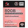 Three 80GB Data SIM - 5G Business-Grade Data Renewed EVERY MONTH until 8th November 2025 - Perfect for Wifi Routers, Tablets & Phones (80GB Until 8th November 2025)