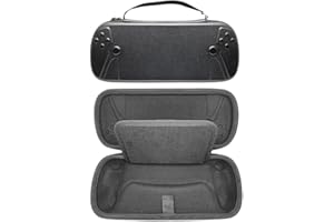 Hesupy Sac de rangement pour Playstation Portal, étui de transport portable, housse de protection pour console de jeux PS5, Noir , Polyuréthane