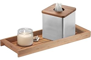 iDesign 86342 Formbu Eco Tank Top Tray, Bamboo