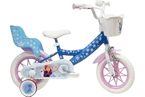 Tecnobike Shop Bici per Bambina Bicicletta Denver Albri Frozen - Taglia 12 pollici
