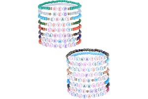 Otokti 5PCS Friendship Bracelets, Bracelet with Lettering Beads Set, Concert Outfit Accessories, Gifts for Fans Music Lovers Teen Girls Women