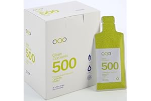 OQO Liposorbic Curcumin - 500mg, Box of 30 Liquid Sachets - 15ml Each, Immune System Booster, Maximum Absorption, Energy Drink, Support Heart Health, Vegan, Gluten Free (Citrus Flavour)