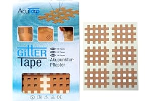 AcuTop Typ B Gittertape, 120 Stück, Akupunktur Pflaster, Gitterpflaster