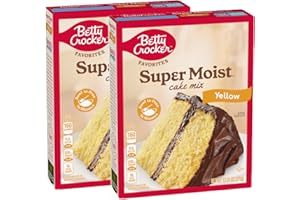 ELUTO Betty Crocker Super Moist Yellow Cake Mix 376g (Pack of 2)