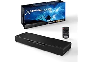 Panasonic SC-HTB01 SoundSlayer Gaming Speaker with Built-in Subwoofer (Dolby Atmos and DTS:X, Bluetooth, High-Resolution Audio, HDMI) - Black [Exclusive to Amazon]