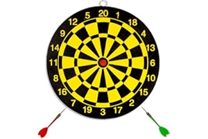 VETRINE IN RETE Vetrineinrete® Bersaglio tiro a Segno dardo con Freccette Giochi con Freccette per Bar Locale casa da 41 36 22 29 e 15 cm Gioco frecce Doppio Lato con Gancio da Parete