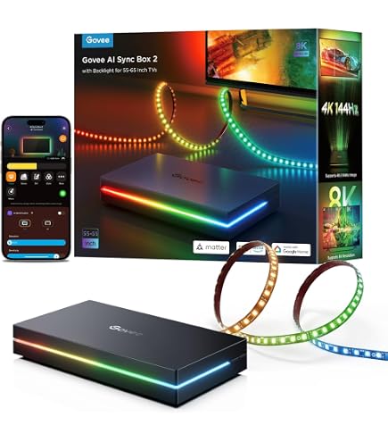 Lytmi NEO Pro HDMI 2.0 Sync Box & TV LED Backlight Kit, Immersion