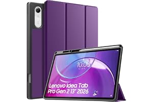 TiMOVO Fodral för Lenovo Idea Tab Pro Gen 2 13'' med Pennhållare, Mörklila