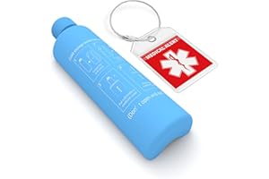 ‎DISONCARE DISONCARE Biogel Ice Packs with QR Medicine Label, Replacement for B001/B004 Insulin Cooler Bag Travel for Medication TSA Approved