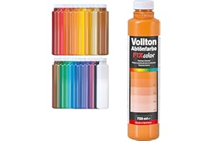 decotric Decolor Bunte Abtönfarbe Terrakotta - 750 ml I Dispersionsfarbe für dekorative Anstriche und wasserbasierten Materialien I Hohe Farbkraft & Ergiebigkeit