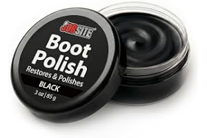 JobSite Premium Leather Boot & Shoe Polish Cream - Restores, Conditions & Polishes