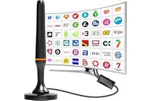 DTB TECH Antenas de TV, Antenas de televisión Interior, Antenas de televisión Digital de Alta definición, Antenas de televisión Inteligente, Antena de Alta definición de Alta definición