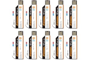 Frigga U1 10pack USB-Temperatur-Datenlogger Einweg-Digital-Temperaturschreiber 28800 Punkte hohe Genauigkeit Thermometer Monitor 200 Tage mit PDF-CSV-Bericht