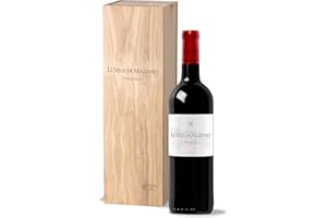 CASTEL CHATEAUX GRANDS CRUS Coffret Cadeau Caisse Bois - Seuil de Mazeyres - AOP Pomerol - Vin Rouge – 75cl