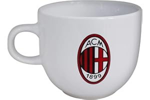 GIEMME milan Tazza Jumbo da Latte Ufficiale Logo Stemma 1899 rossoneri milano in Scatola Regalo Originale