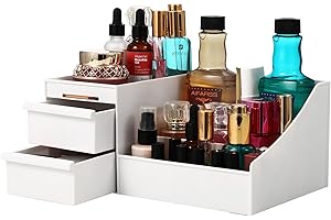 LCXCXY Organizador De Maquillaje Con Cajón, Caja De Organizador Maquillaje De Cajones Para Cosméticos, Organizador Cosmetico, Maquillaje Organizador También Se Puede Utilizar En Oficinas, Dormitorios y Baños