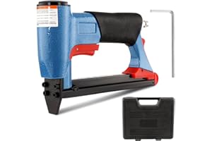 ‎DYNA-LIVING Dyna-Living Electric Stapler Nail Gun, Pneumatic Stapler, Compressed Air Pad Stapler, Electric Brad Nailer, Professional Compressed Air Nailer for Furniture Making, Upholstery Woodworking DIY Projects