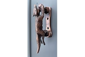 CASAS DOOR FURNITURE Running Fox Door Knocker Copper