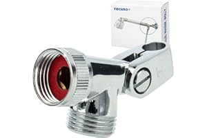 Tecuro Joint Shower Pole and Hose Connector Piece Heavy Weight Shank