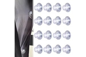 ETOMVOOP 16pcs Caravan Limpets, High-Grip Awning Suction Cup Fixing Pads for Campervan Van Motorhome Side Fix Multi-purpose Hanging Organiser (16pcs)