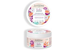 ACTIVILONG - Passion Butter Tendre Passion - Cheveux Ondulés, Bouclés, Frisés et Crépus - 100% d'ingrédients d'origine naturelle - Sans Huile Minérale - Parabène - Silicône - Made in France - 100 ml