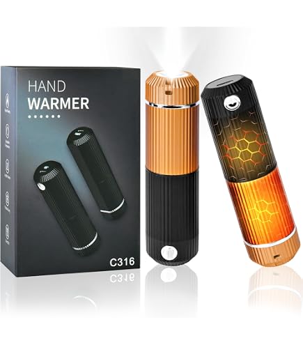 Citybee Scaldamani Elettrici 10000 MAh – Magnetici E Divisibili, 3 Livelli Fino A 55°C, Con Powerbank E Luce - 3