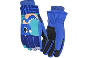 Blumacht Guantes de Esquí para Niños, Guantes de Esquí para Adolescentes Guantes de Nieve de Invierno Guantes Cálidos para Snowboard, Guantes para Niños de 8 a 14 Años4