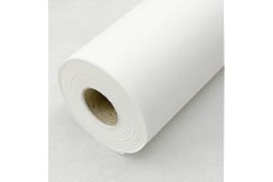 ‎NATUARTE NATUARTE, Tischdeckenrolle 1m x 25m, VORSCHNITT alle 1,00m, Stoffähnliches Vlies Tischdecke, Einweg Tischdecke Rolle, Tischdecke Feier Geburtstag Party Veranstaltungen, Farbe Weiß 1x25m