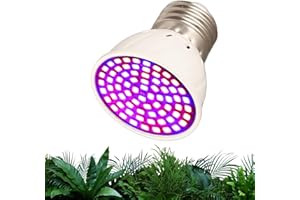 PILIPANE Ampoule LED de croissance, E27 Lampe à ampoule à spectre complet pour plantes à spectre complet,ampoule hydroponique à fleurs végétales pour serre de légumes et hydroponique, Élèvent la Lampe