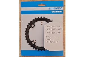 Shimano Deore FC-M590 Platon, dorosły unisex, czarny, 104 mm