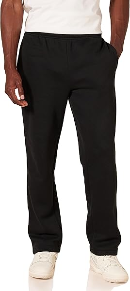 Amazon Essentials Men's Fleece Open Bottom Sweatpant (Available in Big and Tall) - 1