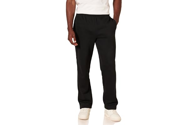 Amazon Essentials Pantalon de Survêtement en Polaire à Bas Ouvert (Existe en Grandes Tailles) Homme