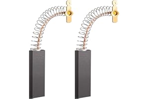 EasyULT Kohlebürsten [2 Stück], Kohlen Motorkohlen für Waschmaschine Bosch, Siemens, Power Tool Part Electric Motor Kohlebürsten,12,5x5x36mm