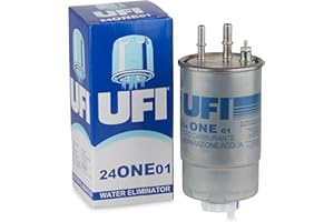UFI Filters, Filtro Gasolio 24.ONE.01, Filtro Carburante per Ricambio, Adatto ad Auto, Applicabile su Diversi Modelli come Alfa Romeo, Citroen, Fiat