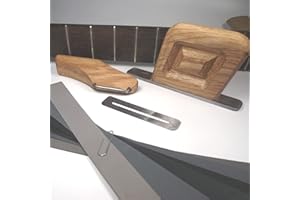 GENERIC CHRIS ALSOP Guitar Kit for Fret Levelling & Crowning. 2.0mm Diamond Crowning File and Diamond Fret Leveler File. With fret protector & sanding strips. Made in UK