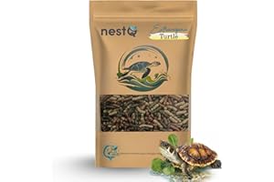 NestQ Pienso Tortugas De Agua Alimento Nutritivo para Reptiles Lagartos Acuáticas Fortalece Caparazón Y Crecimiento Sticks Flotantes 200g